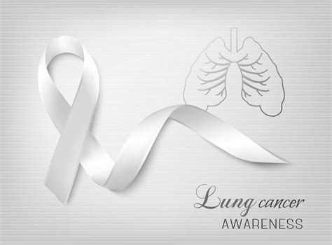 Lung Cancer Awareness Ribbon Vector Hudson Physicians