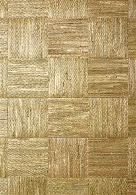 Mosaic Weave Metallic Gold T24075 Collection Grasscloth Resource 5