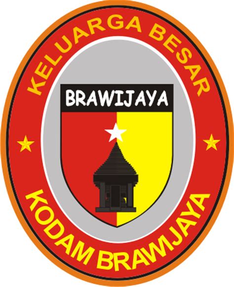 Link download logo, tema, dan baliho hut ke. Stiker Kodam Brawjaya - Kumpulan Logo Indonesia