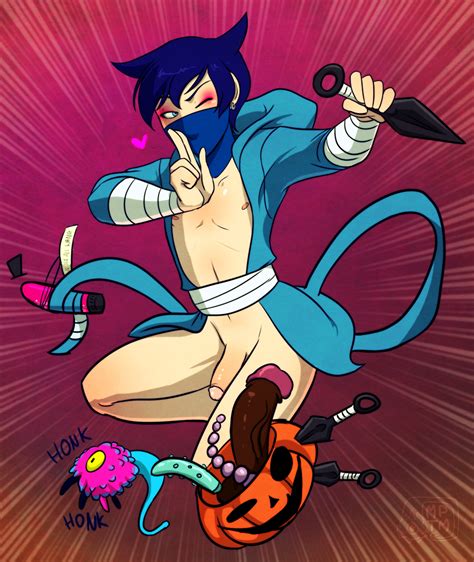 October Commission Sale Ninja Libby By My Pet Tentacle Monster