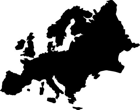 Europe Map Outline Png Europe Clipart Continent Europe Continent