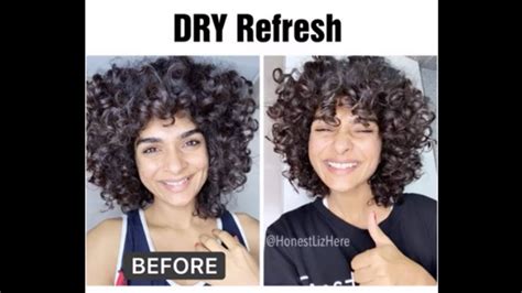 How To Refresh Curly Hair Without Washing Youtube