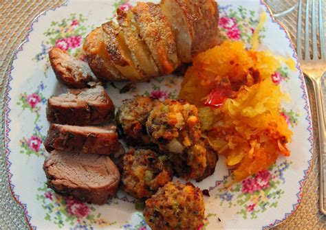 How to make slow cooker pork loin: Jo and Sue: Pork Tenderloin Dinner (4 recipes)
