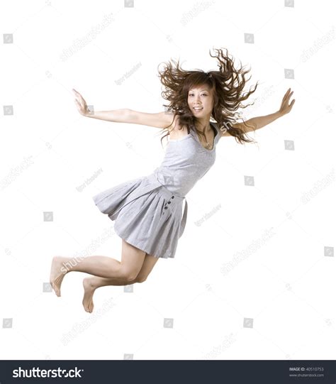Flying Girl Stock Photo 40510753 Shutterstock