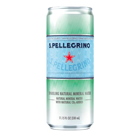 Spellegrino Water 330 Ml Sleek Can Sanpellegrino