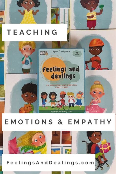 Teach Empathy W The Feelings And Dealings Card Game 48 Expressive