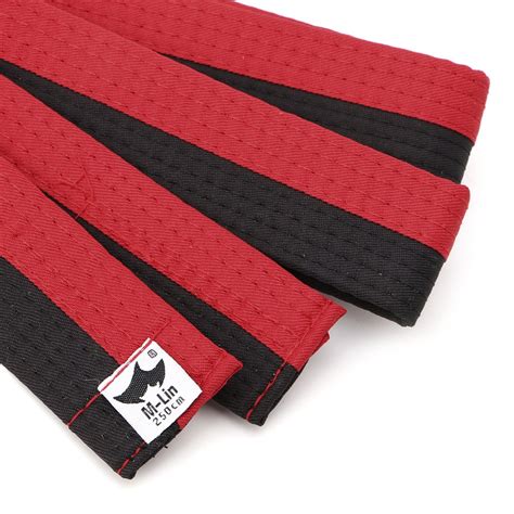 Karate gürtel aus extra dickem stoff. 9 Farben. Lunji Gürtel für Taekwondo Karate Judo 250 cm x 4 cm