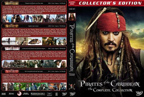 Pirates Of The Caribbean The Complete Collection Dvd Cover R Custom