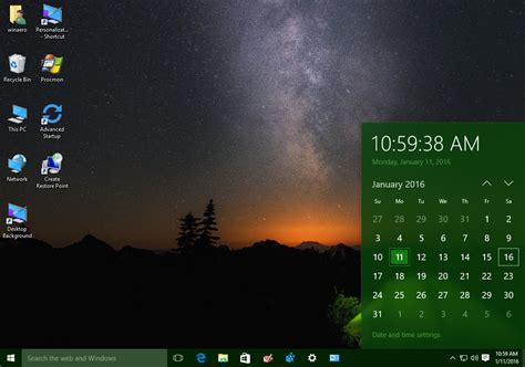 Windows 10 Redstone Will Not Include The Old Tray Calendar