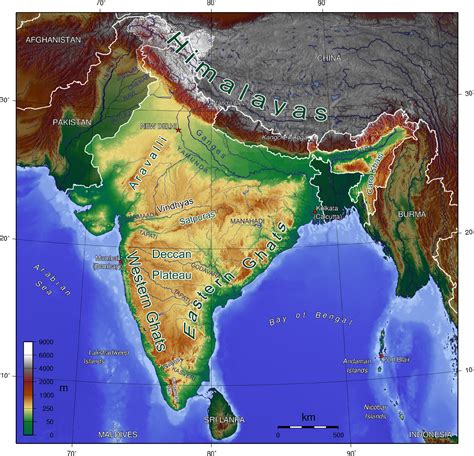 Fileindia Geographic Map Wikimedia Commons