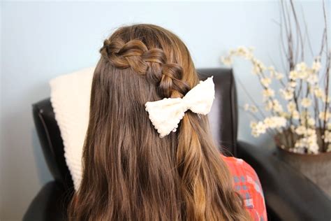 Pancake Lace Braid Easy Hairstyles Cute Girls Hairstyles