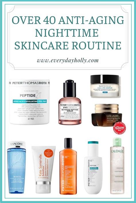 Over 40 Anti Aging Skincare Routine Everyday Holly Anti Aging