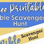 Printable Bible Scavenger Hunt