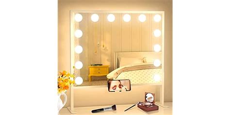 Large Hollywood Vanity Mirror With Lights