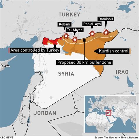 Turkey Backed Syrian Rebels Seize Border Towns Centre Cbc News