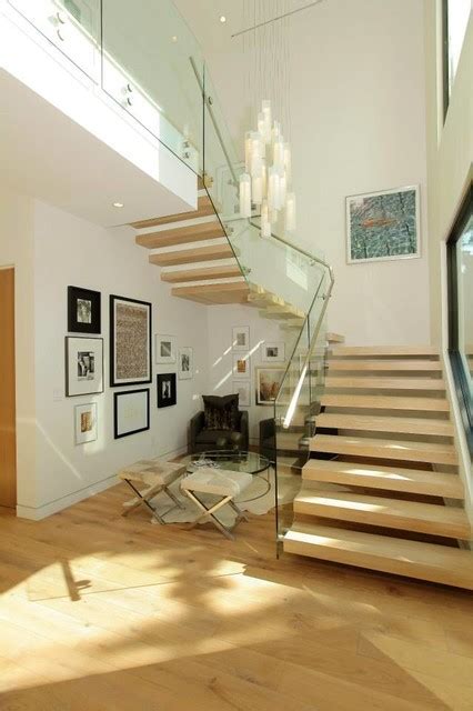 High ceilings give rooms a light and airy feel and add grandeur to entryways and staircases. FOYER LIGHTING HIGH CEILING - Modern - Staircase - miami ...