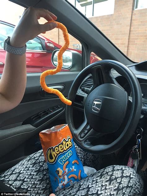 Twitter User Named Rue Pulls Very Long Cheeto From Her Bag