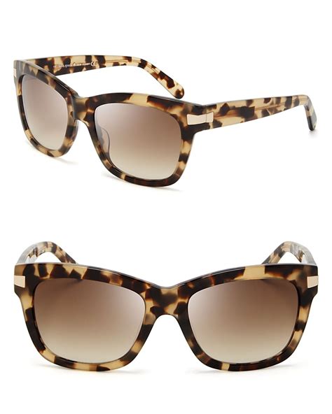 kate spade new york autumn wayfarer sunglasses 52mm in natural lyst