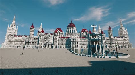 Minecraft Parliament Building Screenshot Irudim Free Download