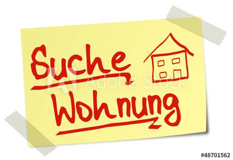 Darauf ist bei der suche zu achten. "Suche Wohnung Post It #130120-svg01" Stockfotos und ...