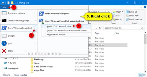 Add Or Remove Quick Access Toolbar Items In Windows 10 File Explorer