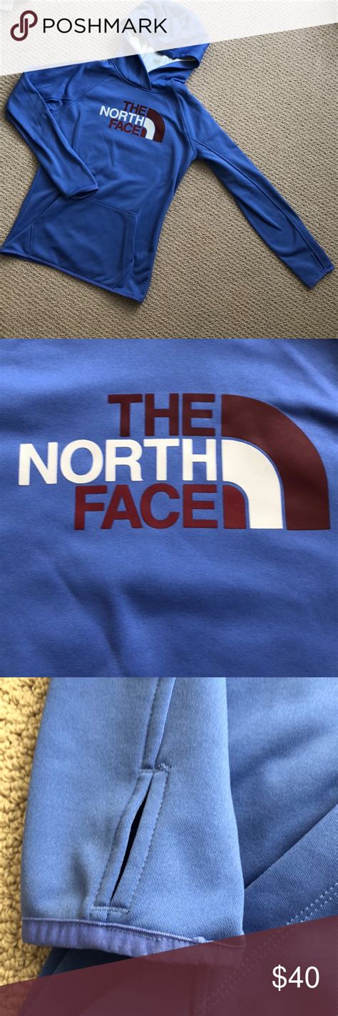 The North Face Blue Hoodie Blue Hoodie North Face Hoodie The North Face