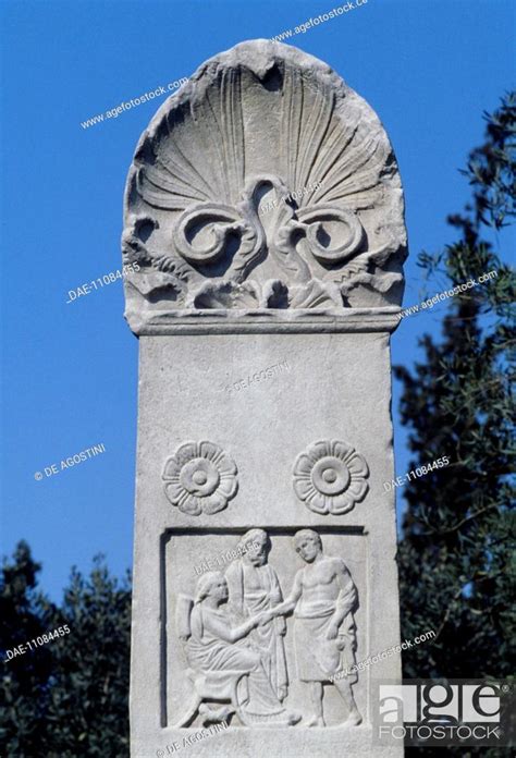 Stele In The Kerameikos Cemetery Athens Greece Greek Civilisation