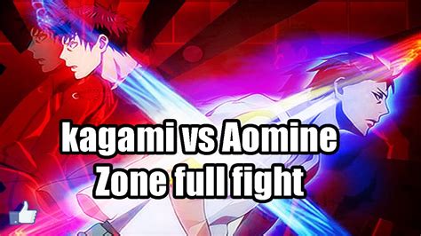 kagami vs Aomine Zone full fight - YouTube