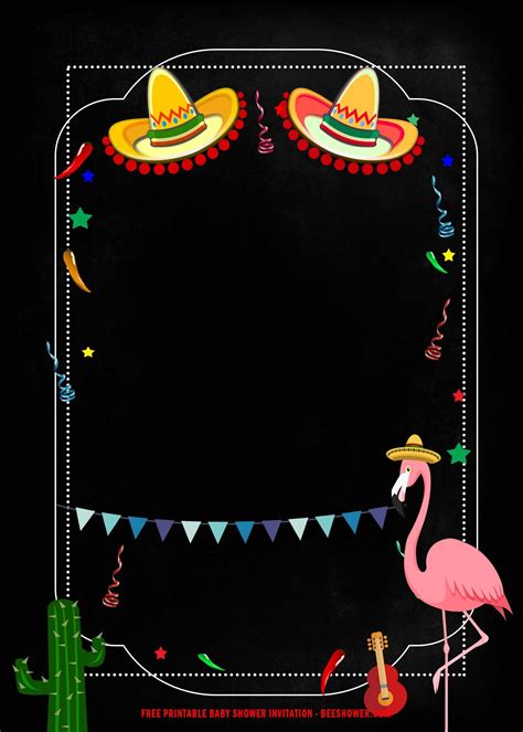 Fiesta Party Invitation Template Free Download