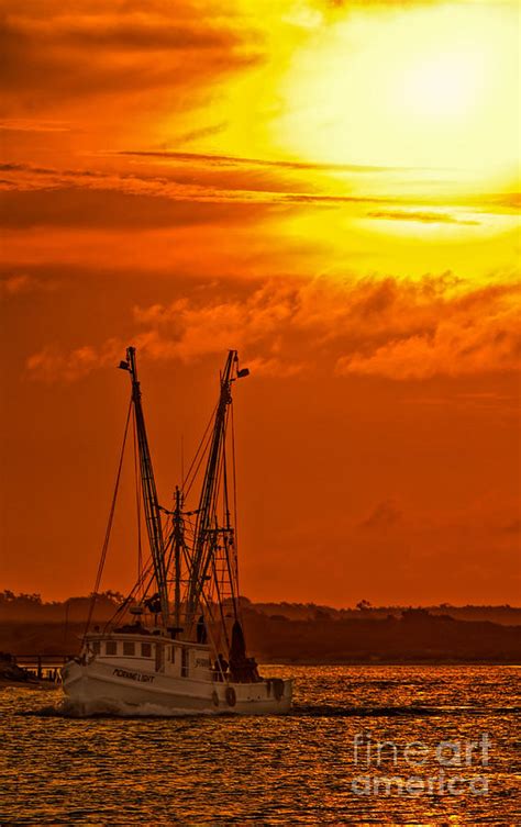 Shrimp Boat Sunrise Photograph By Jemmy Archer Fine Art America