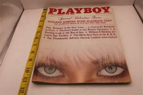 Playboy Magazine Febuary Suzanne Somers Nude Playmate Test Pb Ebay