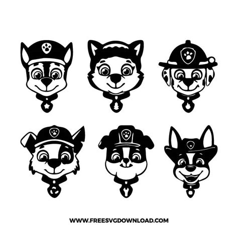 Paw Patrol Free Svg And Png Cut Files Free Svg Download