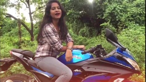 odisha s beautiful girl riding motorcycle bike youtube