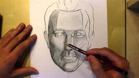 Draw an oval slightly wider at the top than bottom. Tips on Drawing and Shading a Realistic Face - YouTube