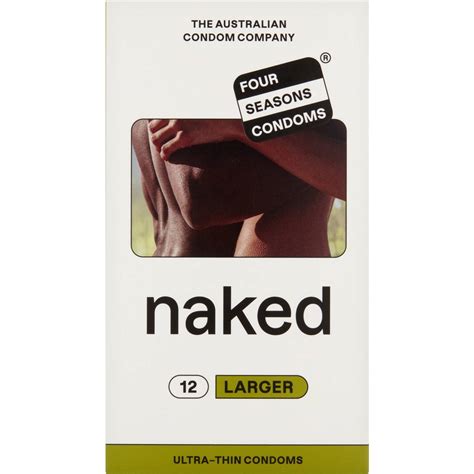 Four Seasons Naked Condoms Larger Pack 12 Pack Woolworths