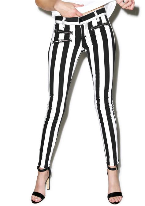lydia striped skinny jeans no need to feel utterly alone in these perfectly grim mid rise