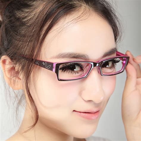 Full Frame Sheet Glasses Myopia Women Ultra Light Glasses Fashion