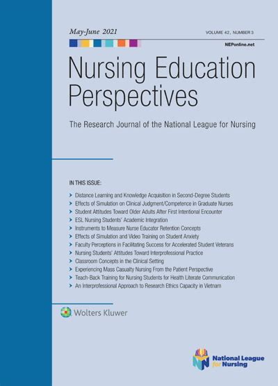 Nursing Education Perspectives Mayjune 2021 Vol42 Issue 3