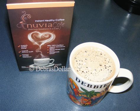 Debras Dollars It Just Makes Cents Nuvia Cafe Gourmet Healthy Coffee