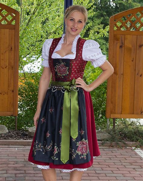 Rastatt Dirndl Apron Traditional Austrian Dress Dirndl