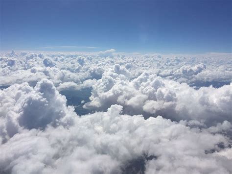 Clouds Formations Plane View Flight Sky Cloud Sky Cloudscape Blue Atmosphere Pxfuel