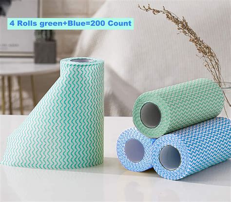 Disposable Dish Cloth Roll J Cloths Reusable Cleaning Cloth 200 Count Disposable Heavy Duty