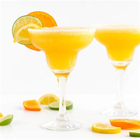 Triple Citrus Frozen Margarita Blender Margarita Recipe Maple Mango