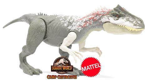 Jurassic World Roar Attack Allosaurus Figure Review Mattel Camp Cretaceous Youtube