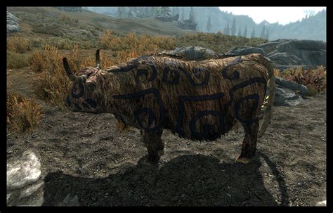Traditional Painted Cow At Skyrim Nexus Mods And Community