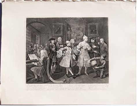 Rakes Progress By William Hogarth Original Copperplate Engravings A