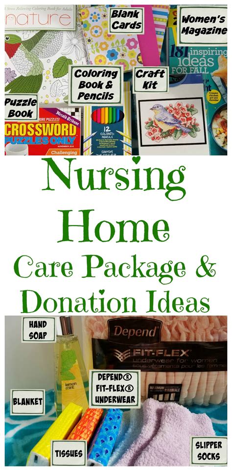 Each resident will not have a lot of personal space anyway. Creating A Nursing Home Care Package - Making Time for Mommy