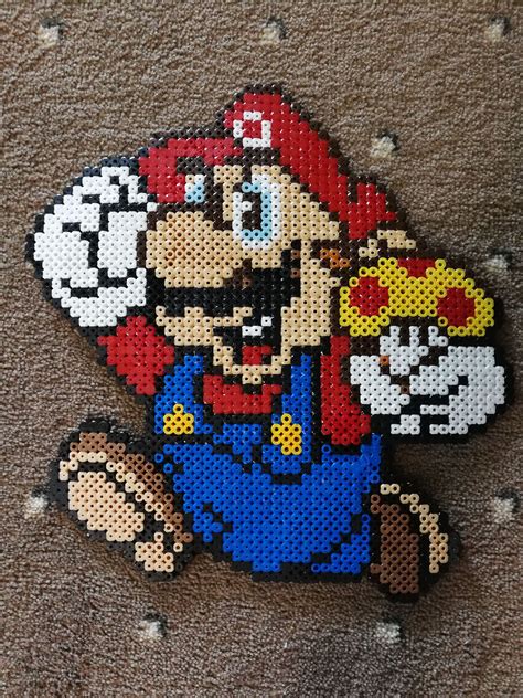 Super Mario Bros 2 Perler Beads Vasalható Gyöngy Perler Beads