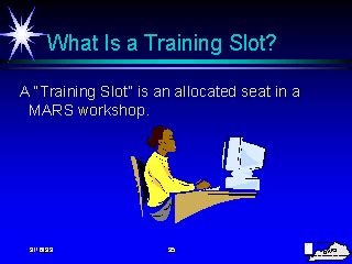 training-slot-meaning