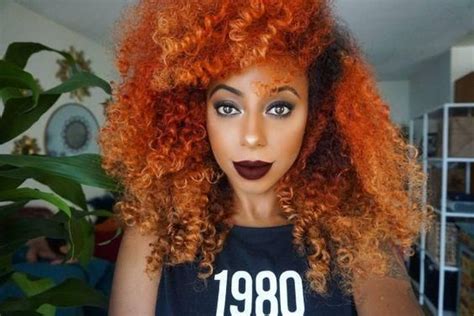 Burnt Orange Hair Color African American Fordtransitconversionvan